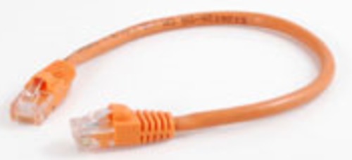 Quiktron Value Series 576-140-007 7 Feet Booted Cat6 Patch Cable - Orange