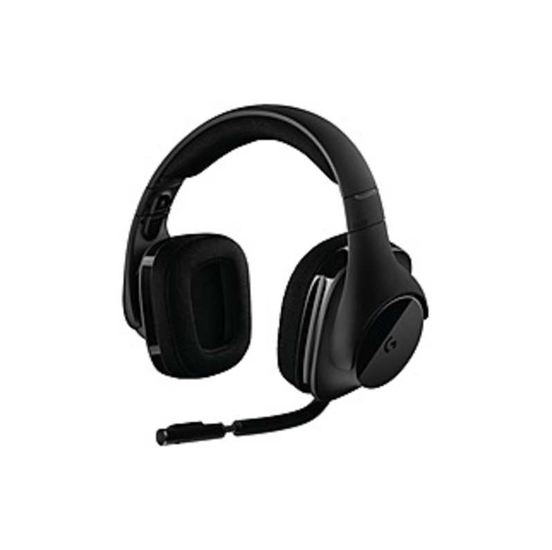 Logitech G533 Wireless Dts 7.1 Surround Gaming Headset - Stereo - Black - Wireless - 49.2 ft - Over-the-head - Binaural - Circumaural