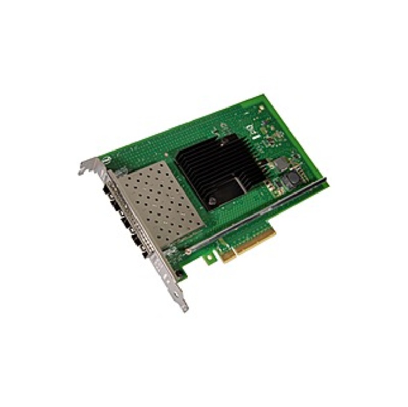 Intel Ethernet Converged Network Adapter X710-DA4 - PCI Express 3.0 x8 - 4 Port(s) - Full Height - Optical Fiber, Twinaxial