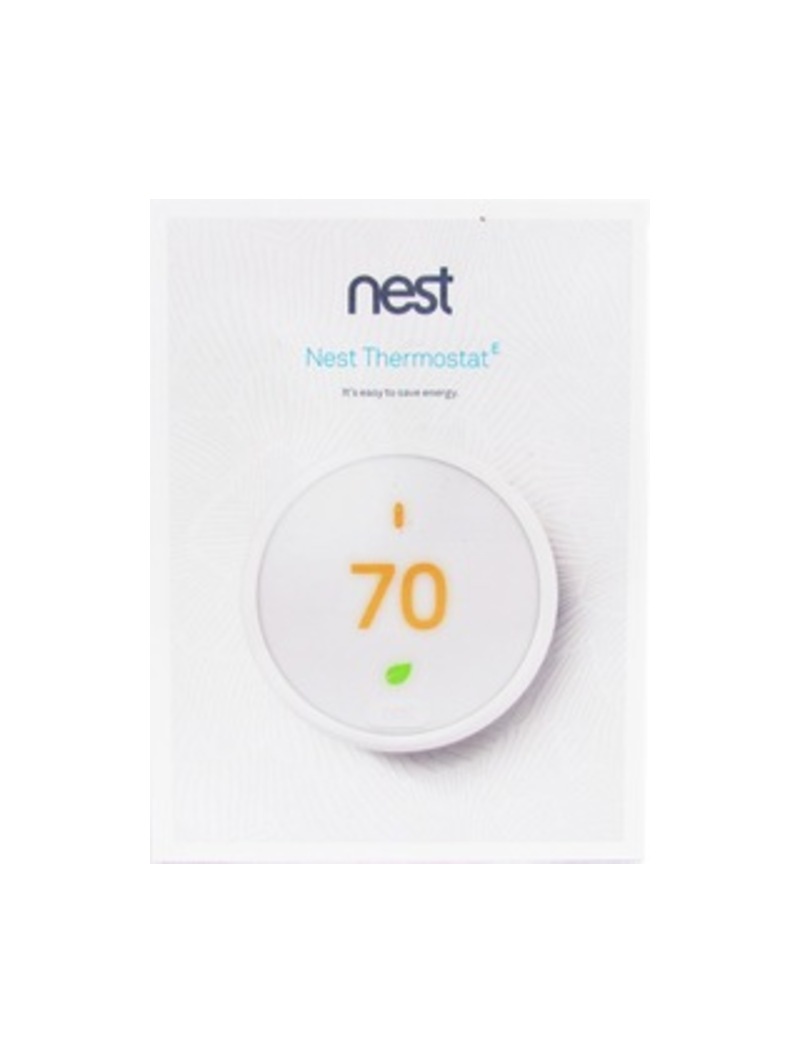 Nest T4000ES2X-K Smart Thermostat E - 2 Pack - White