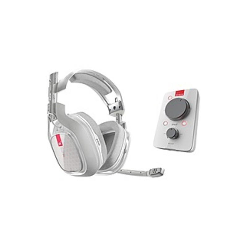 Astro A40 TR Headset + MixAmp Pro TR - Stereo - White - Mini-phone - Wired - 48 Ohm - 20 Hz - 24 kHz - Over-the-head, Over-the-ear - Binaural - Circum