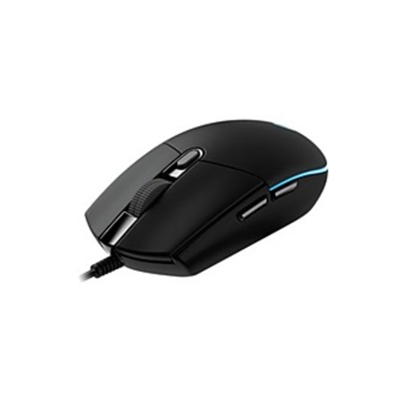 Logitech G203 Prodigy Gaming Mouse - Cable - Black - USB - 6000 dpi - Computer - Scroll Wheel - 6 Button(s) - Right-handed Only