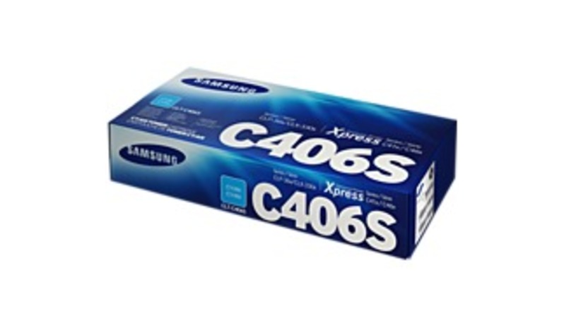 Samsung CLT-C406S Toner Cartridge - 1000 Pages Yield - Cyan