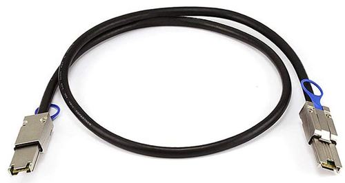 Monoprice 844660081845 1 Meter External Cable - Mini SAS 26-Pin SFF-8088 Male - Mini SAS 26-Pin SFF-8088 Male - Black