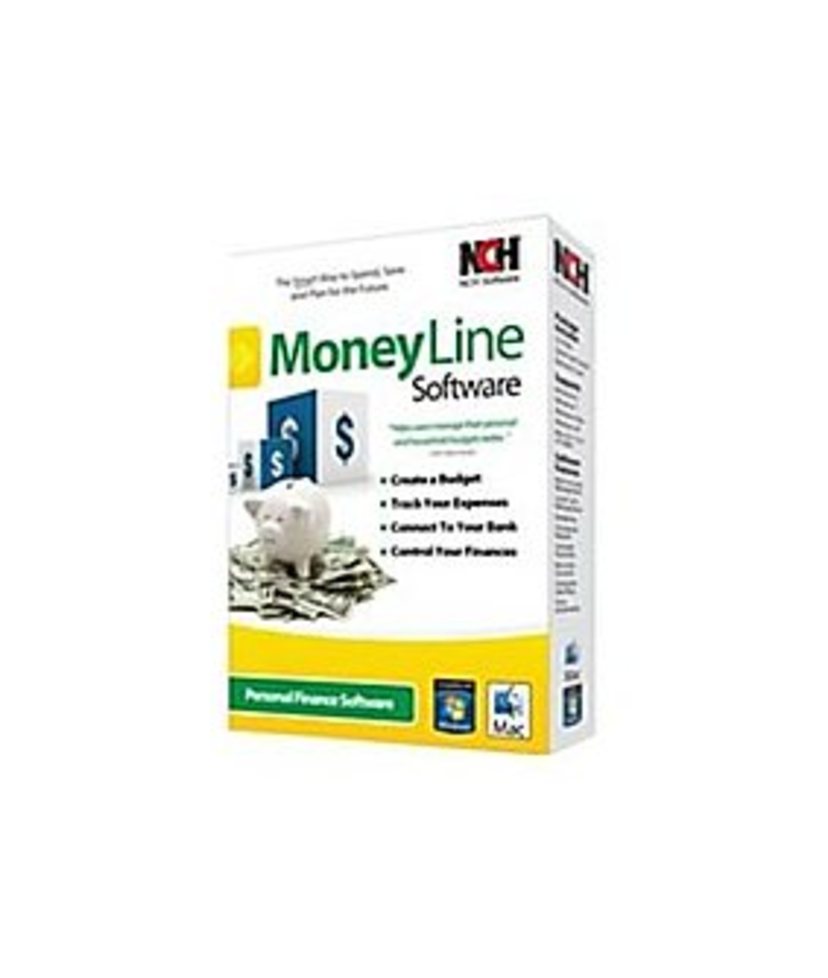 NCH RET-ML001OD Moneyline Od Personal Finance Software for PC/Mac