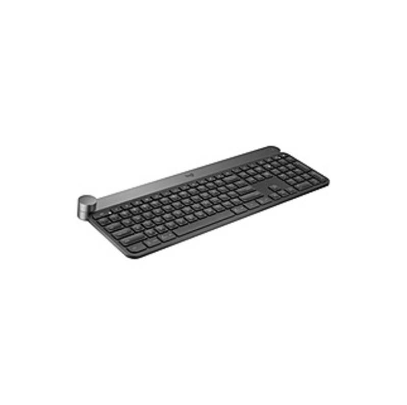 Logitech Advanced Keyboard with Creative Input Dial - Wireless Connectivity - Bluetooth/RF - USB InterfaceJog Dial - Compatible with Windows, Mac OS -