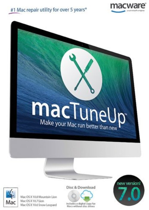Macware SUM681800F005 MacTuneUp 7.0 Software for Mac - 1 User