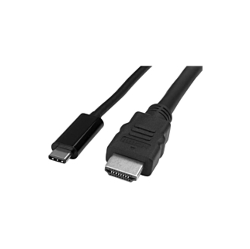StarTech.com USB-C to HDMI Adapter Cable - USB Type-C to HDMI Converter for Computers with USB C - 2m 6 ft - USB Type C - 4K 30Hz - HDMI/USB for Proje