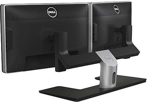 Dell MDS14 Dual Monitor Desk Stand for 24-inch Monitors - Black