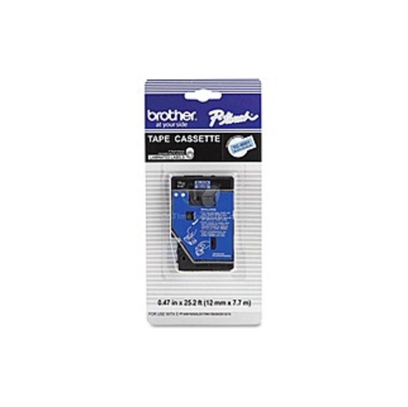 Brother P-touch 12mm Laminated Tape - 1/2" Width x 25 ft Length - Blue - 1 Each
