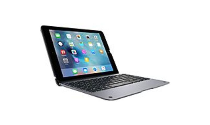 Incipio ClamCase+ Keyboard/Cover Case iPad Pro - Space Gray - Polycarbonate, Aluminum