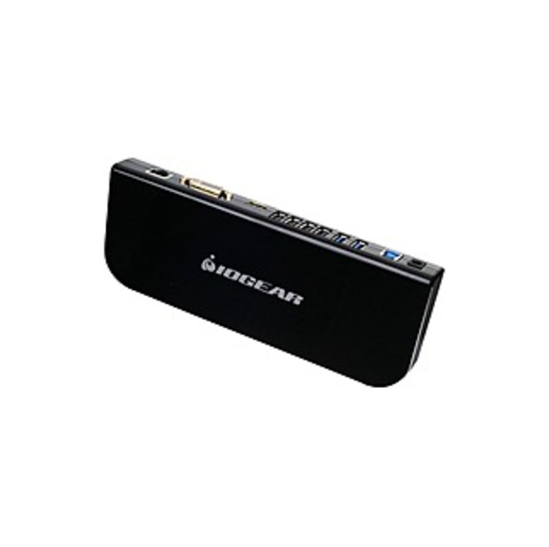 IOGEAR USB 3.0 Universal Docking Station - for Notebook/Desktop PC - USB - 6 x USB Ports - 4 x USB 2.0 - 2 x USB 3.0 - Network (RJ-45) - HDMI - DVI -