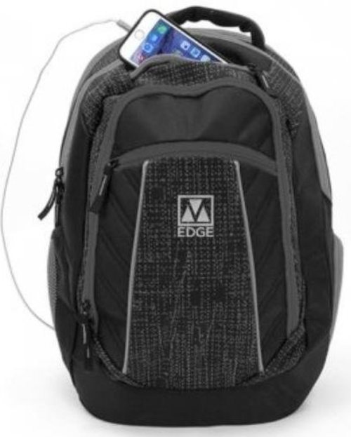 M-Edge BPK-CO6-PO-B Backpack with Battery for 17-inch Laptop - Black