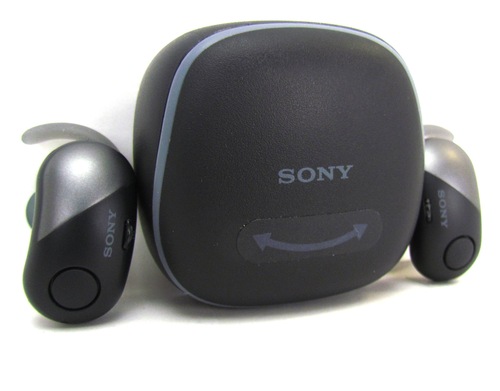 Sony Wireless Noise Cancelling Headphones For Sports - Stereo - Black - Wireless - Bluetooth - 20 Hz - 20 kHz - Earbud - Binaural - In-ear - Noise Can