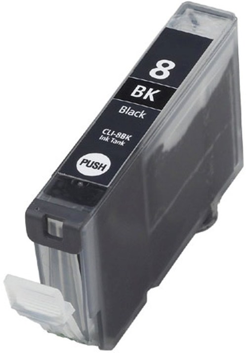 Compatible Canon 0620B002-R CLI-8B Ink-Jet Cartridge - Up to 1145 Pages - Black