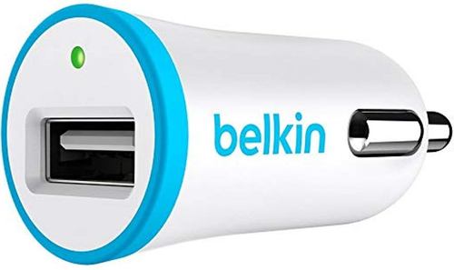 Belkin F8J054BTBLU BOOST UP USB Car Charger Adapter - Blue, White