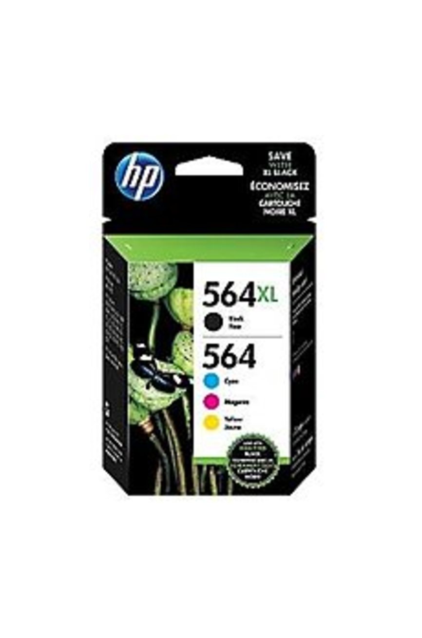 HP N9H60FN 564XL-Black, 564-Cyan, Magenta, Yellow Ink Cartridge