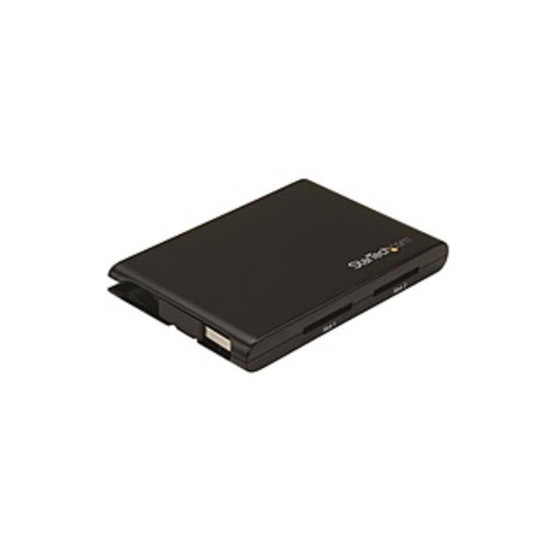 StarTech.com 2 Slot USB 3.0 SD Card Reader w/ UASP - SD 4.0 UHS II - TAA Compliant - USB SD Card Reader - Dual SD Card Reader - SD, SDHC, SDXC, MultiM