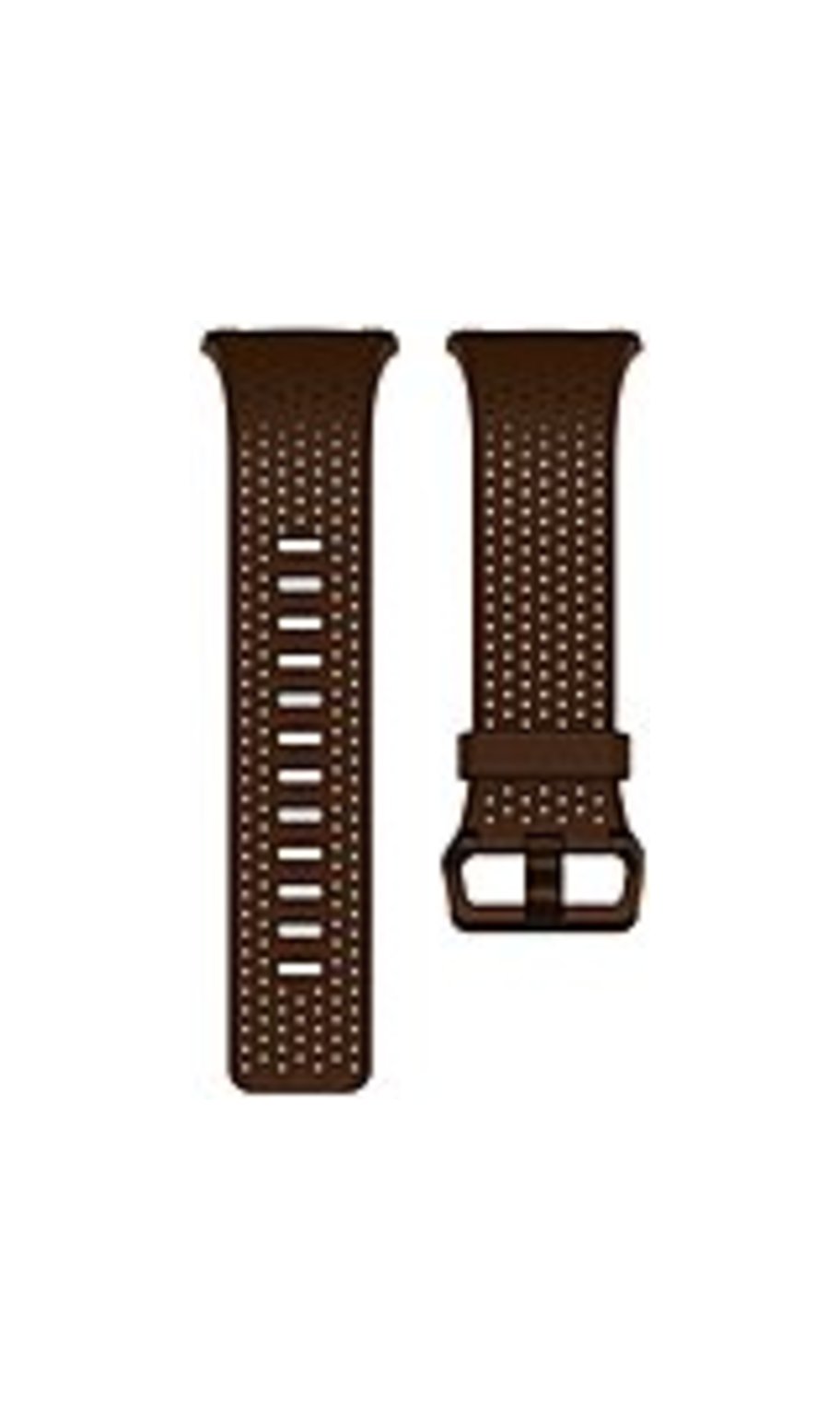 Fitbit Smartwatch Band - Cognac - Leather, Aluminum