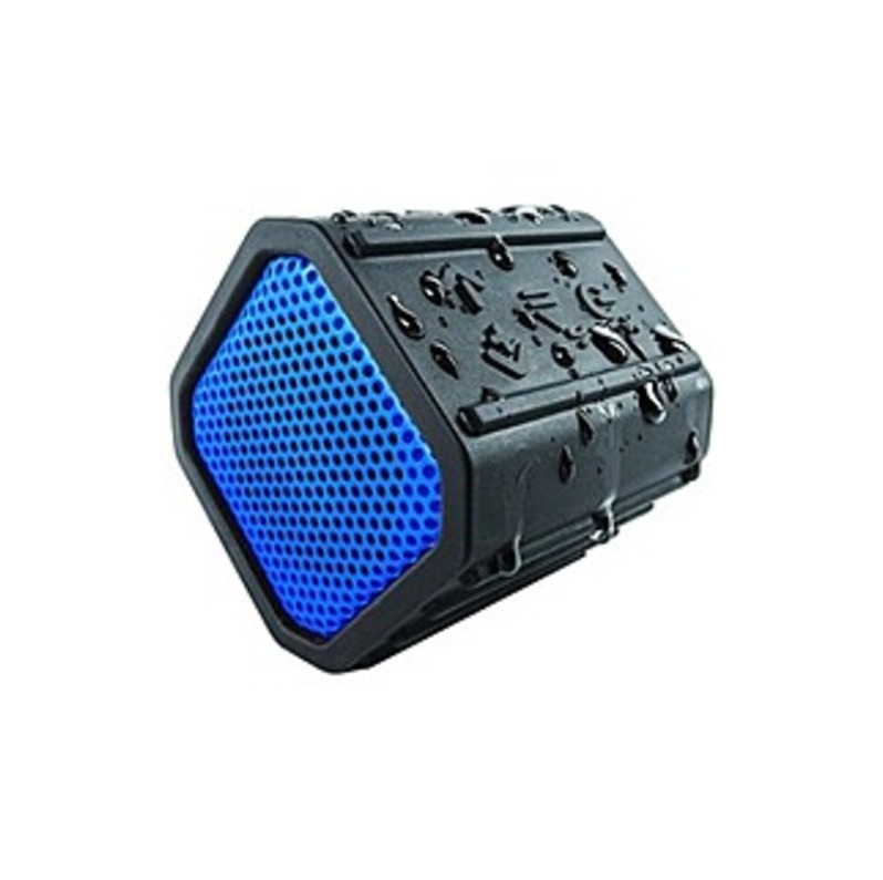 ECOXGEAR ECOPEBBLE GDI-EGPB102 Speaker System - Wireless Speaker(s) - Portable - Battery Rechargeable - Blue - 32.8 ft - Bluetooth - USB