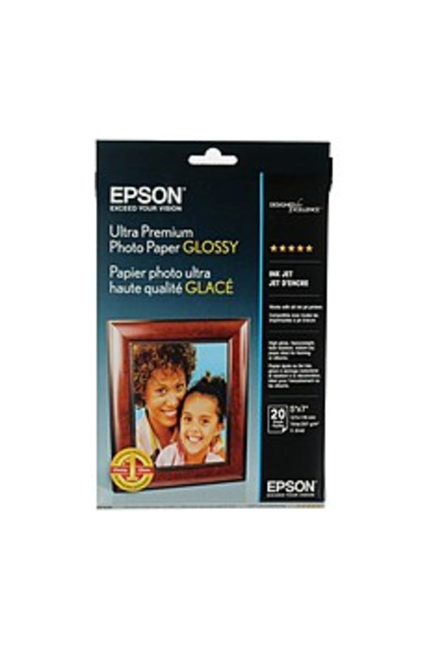 Epson S041945 Ultra Premium Glossy Photo Paper - 5 x 7-inch - 20-Pack
