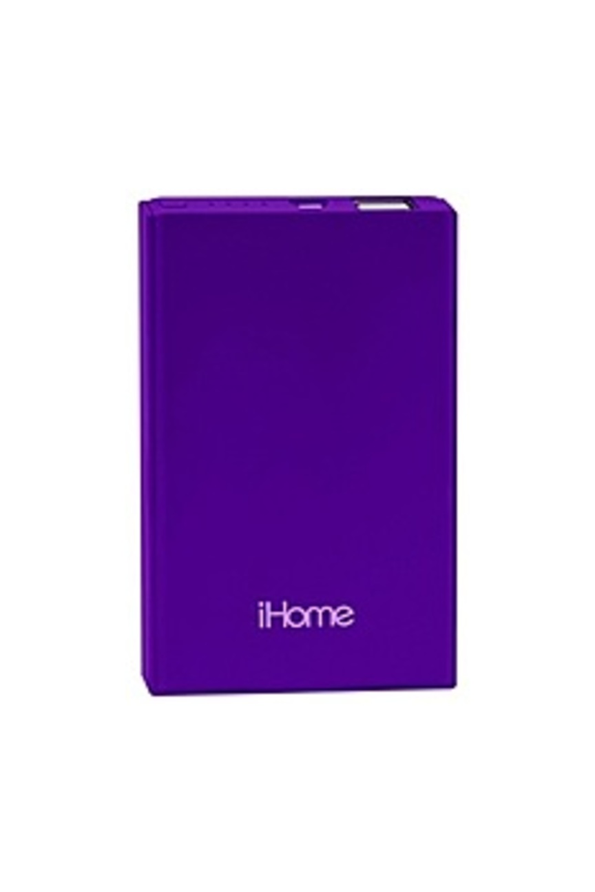 iHome IH-PP2005U-P2 Rainbow Power Bank - 4000 mAH - Purple