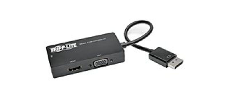 Tripp Lite P136-06N-HDV-4K DisplayPort 1.2 to VGA/DVI/HDMI All-in-One Cable Adapter