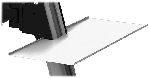 Lorell LLR99763 Floating Desk Tray - Gray