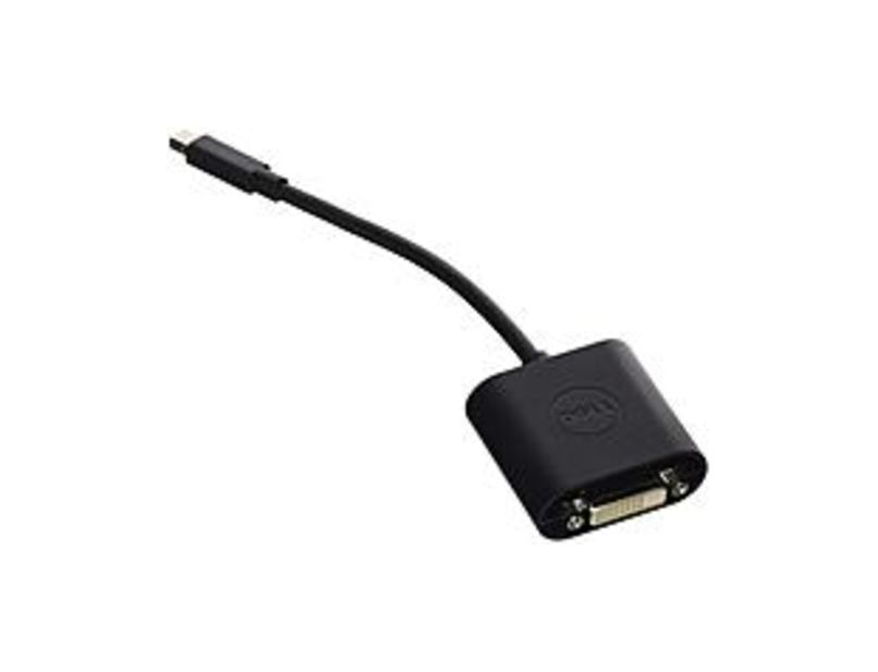 Dell Mini DisplayPort to DVI-D Single-Link Adapter - 1 Pack - 1 x Mini DisplayPort Male Digital Video - 1 x DVI-D (Single-Link) Female Digital Video -