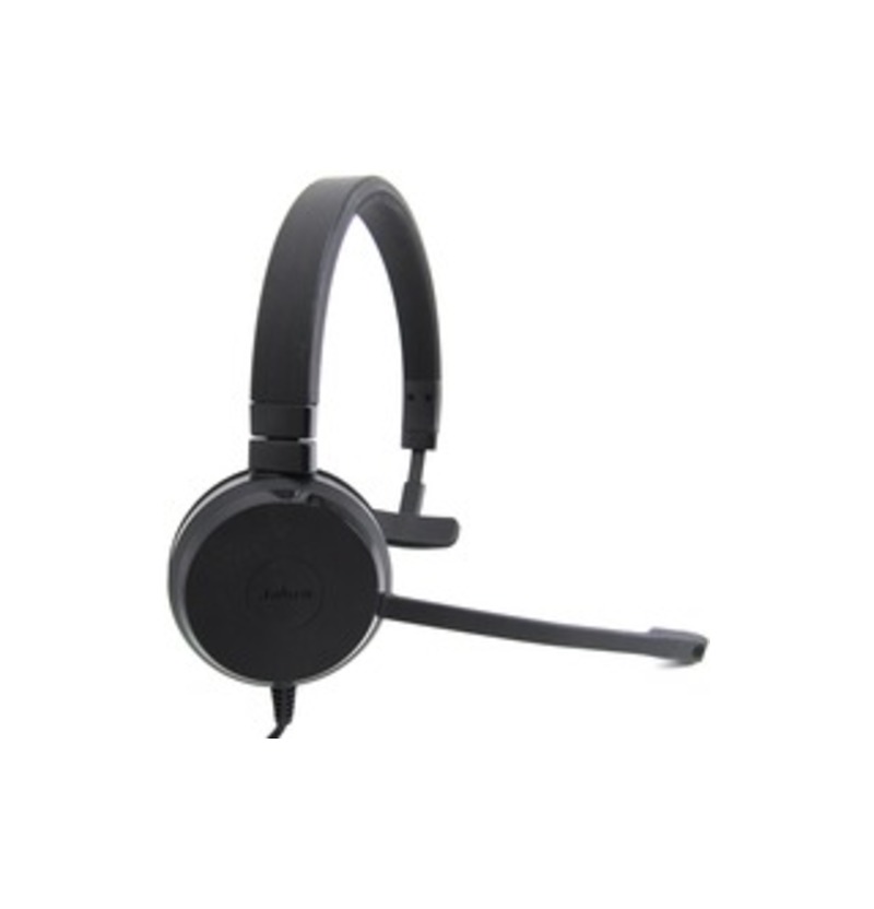 Jabra Evolve 20 UC Mono - Mono - USB, Mini-phone - Wired - Over-the-head - Monaural - Supra-aural - Noise Cancelling Microphone - Noise Canceling