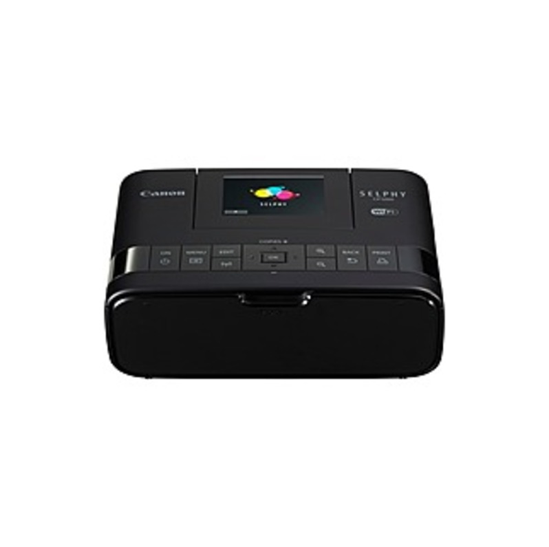 Canon SELPHY CP1200 Dye Sublimation Printer - Color - Photo Print - Portable - 2.7" Display - Black - 47 Second Photo - 300 x 300 dpi - Wireless LAN -