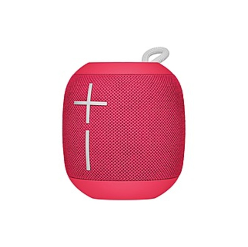 Ultimate Ears WONDERBOOM Speaker System - Wireless Speaker(s) - Portable - Battery Rechargeable - Raspberry - 80 Hz - 20 kHz - 360? Circle Sound - Blu