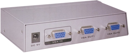 4XEM 4XVGASP2502-S 250 MHz 2-Port VGA Splitter - Silver