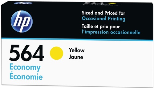 HP B3B14AN 564 Economy Ink Cartridge - 750 Sheet Yield - Yellow