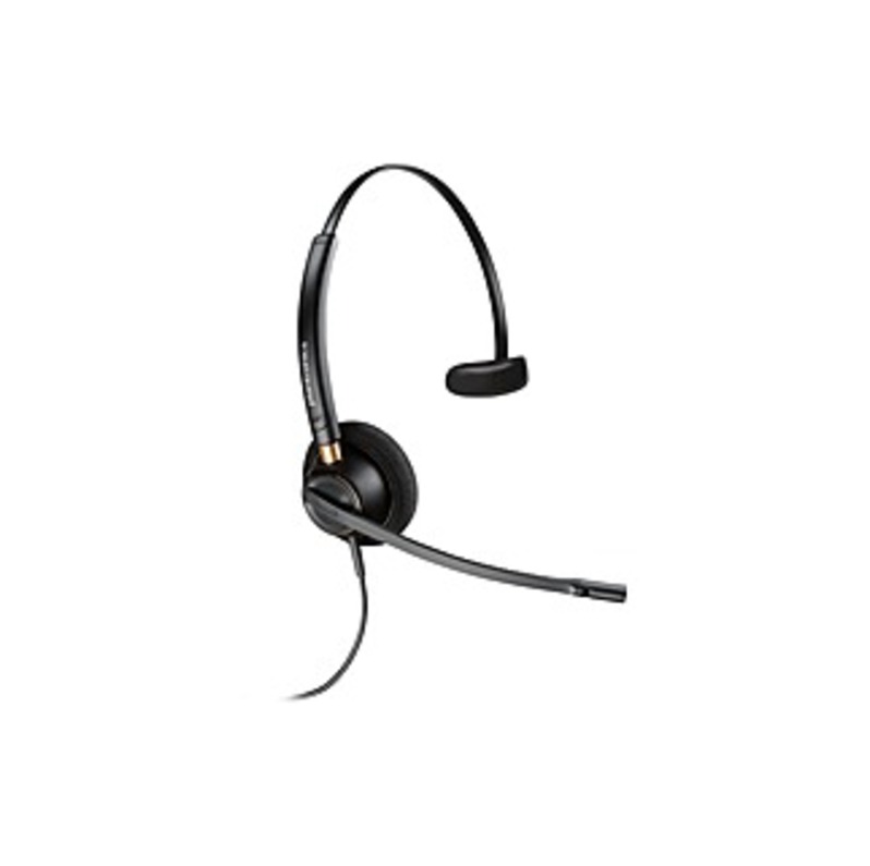 Plantronics Customer Service Headset - Mono - USB - Wired - Over-the-head - Monaural - Supra-aural - Noise Canceling