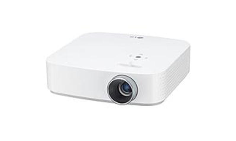 LG Electronics PF50KA Full HD LED Smart Home Theater Projector with Built-In Battery - 600 Lumens - 100000:1 - 1920 x 1080 - White