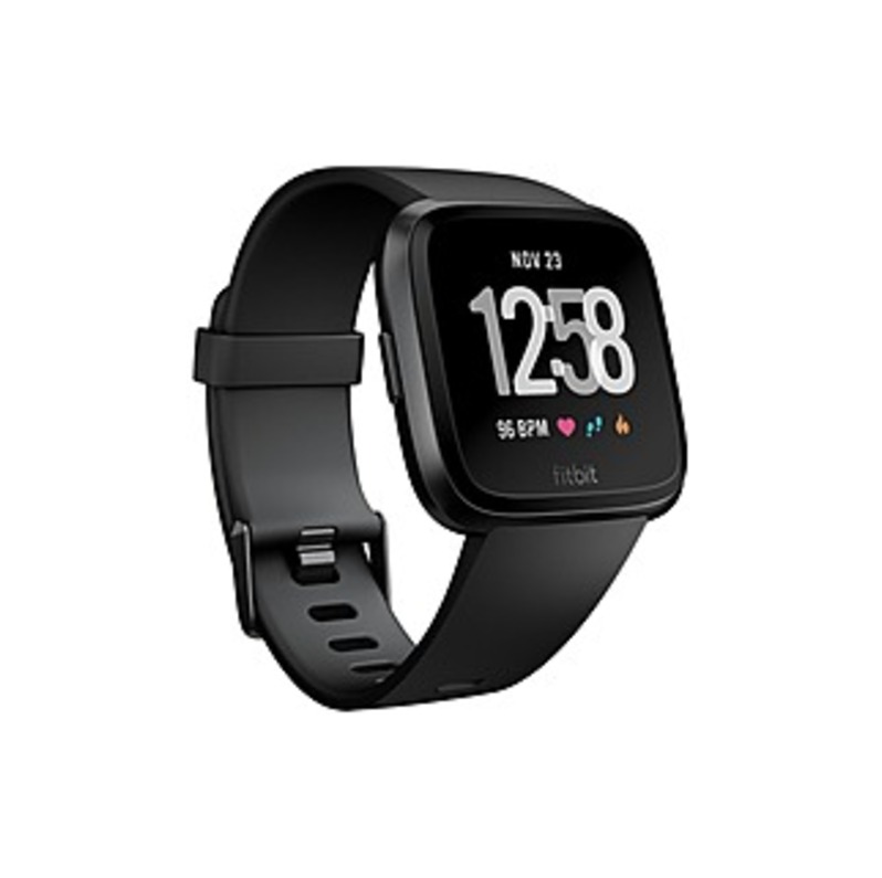 Fitbit Versa Watch - Wrist - Accelerometer, Altimeter, Ambient Light Sensor, Optical Heart Rate Sensor, Gyro Sensor - Calendar, Clock Display, Music P