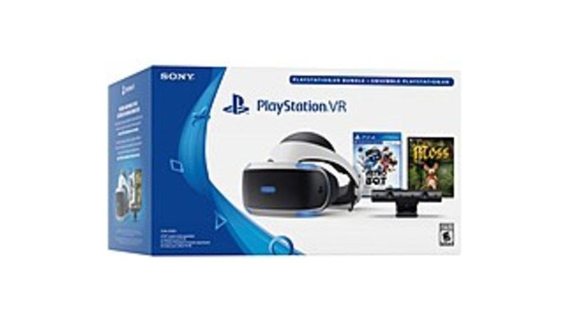 Sony 3003468 PlayStation VR Headset Bundle - ASTRO BOT Rescue Mission and Moss Games and Sensor - PlayStation 4