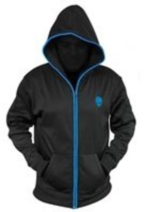 Mobile Edge AWSHZG1XXL Zip Up Glow Hoodie - XXL - Black