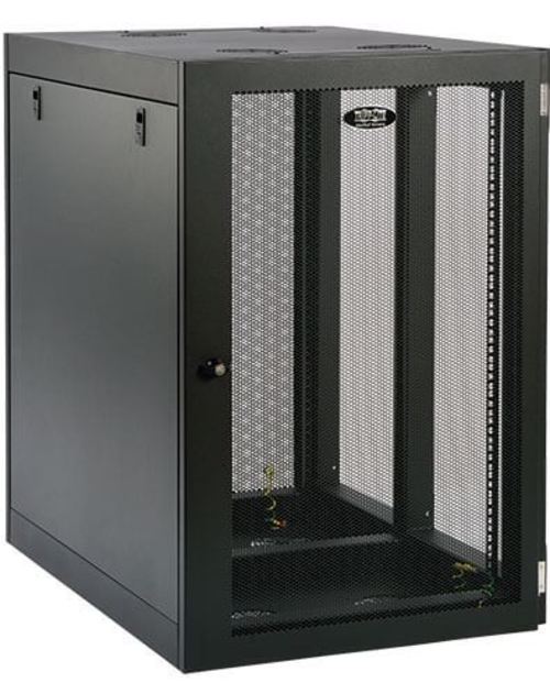 Tripp Lite SRW18UHD 18U Heavy-Duty Low-Profile Side-Mount Rack - Black