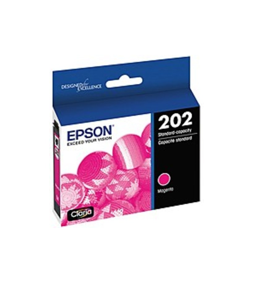 Epson T202320-S Claria 202 Standard-Capacity Ink Cartridge - 165 Pages Yield - Magenta
