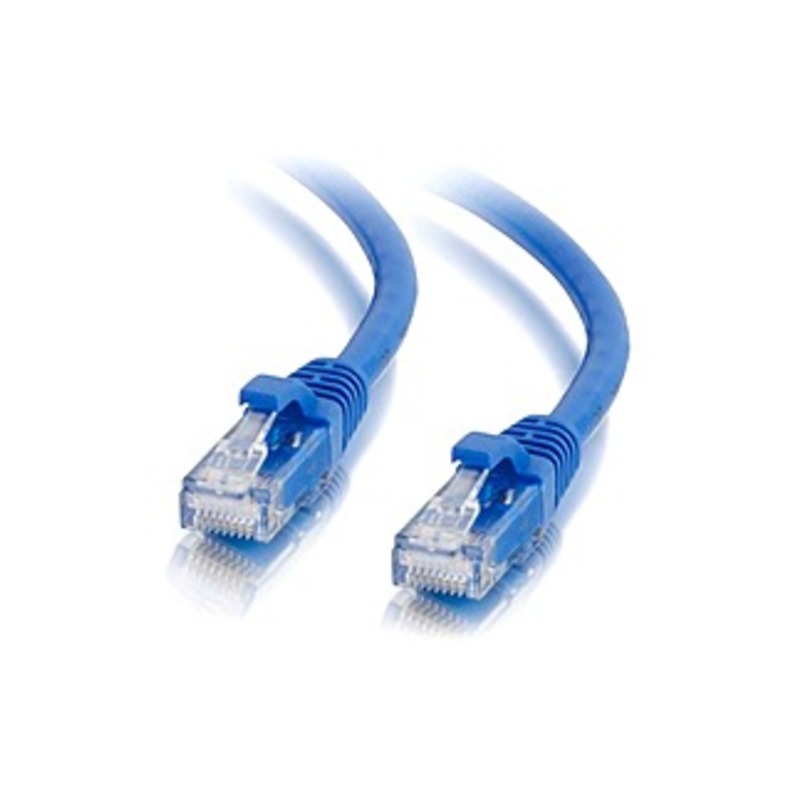 C2G 7ft Cat6a Snagless Unshielded (UTP) Network Patch Ethernet Cable-Blue - Category 6a for Network Device - RJ-45 Male - RJ-45 Male - 10GBase-T - 7ft