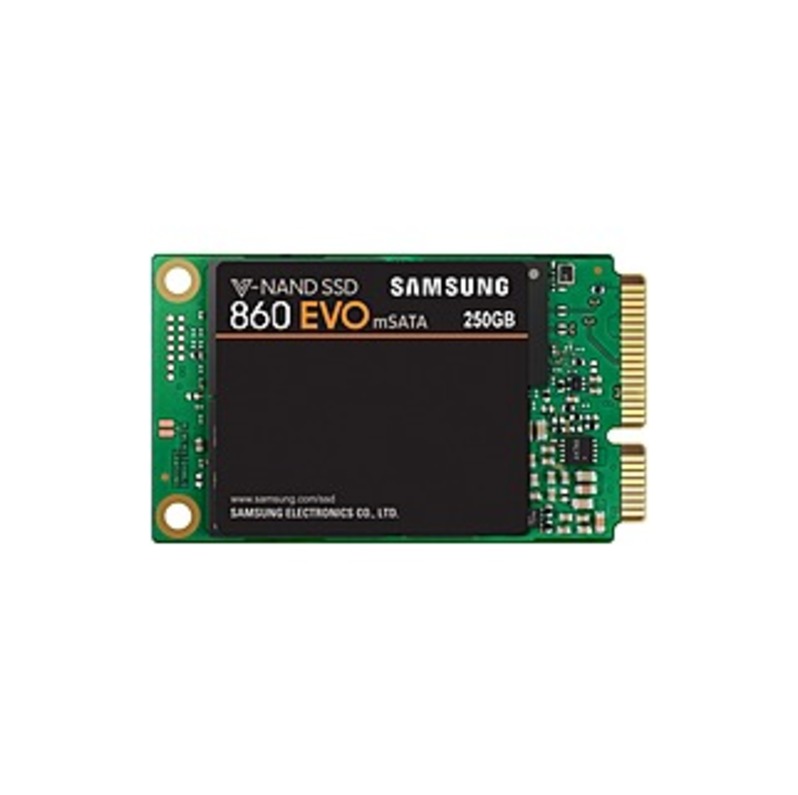 Samsung 860 EVO 250 GB Solid State Drive - SATA (SATA/600) - Internal - mSATA - 550 MB/s Maximum Read Transfer Rate - 520 MB/s Maximum Write Transfer