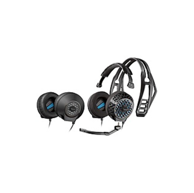 Plantronics RIG 500E Surround Sound PC Headset: E-Sports Edition - Black - USB, Mini-phone - Wired - 32 Ohm - 20 Hz - 20 kHz - Over-the-head - Binaura