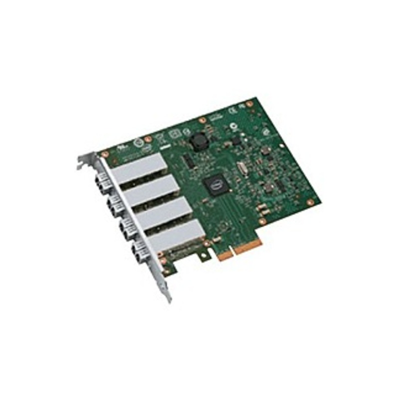 Intel Ethernet Server Adapter I350-F4 - PCI Express x4 - 4 Port - 1000Base-SX - Internal - Full-height, Low-profile