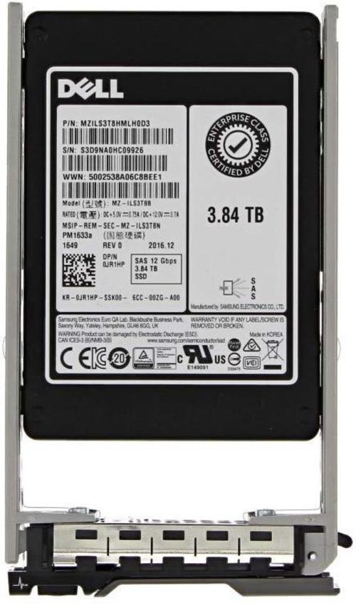 Dell JR1HP 3.84 TB 2.5-inch SAS Hot Swap SSD for PowerVault Server