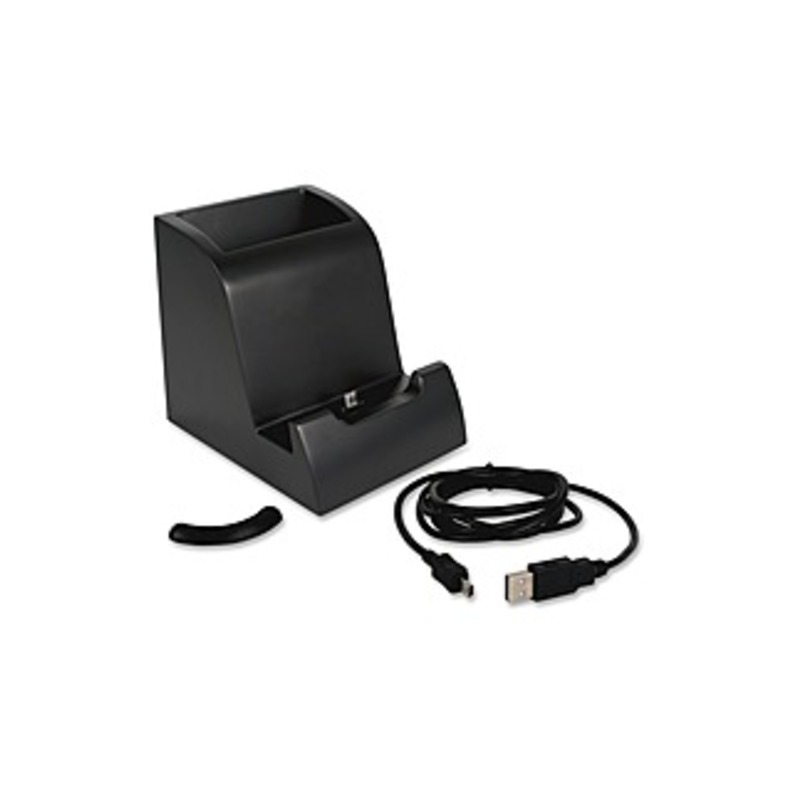 Victor Smart Charge Pencil Cup Micro USB Dock - Docking - Smartphone, Tablet PC, e-book Reader - Charging Capability - Synchronizing Capability - Blac