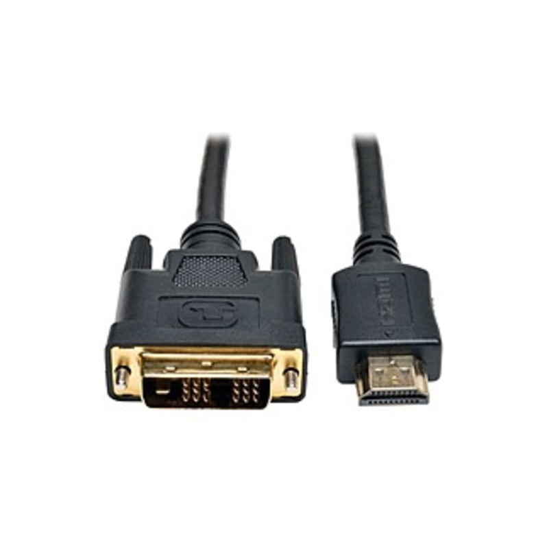 Tripp Lite 3ft HDMI to DVI-D Digital Monitor Adapter Video Converter Cable 1080p M/M 3' - (HDMI to DVI-D M/M) 3-ft.