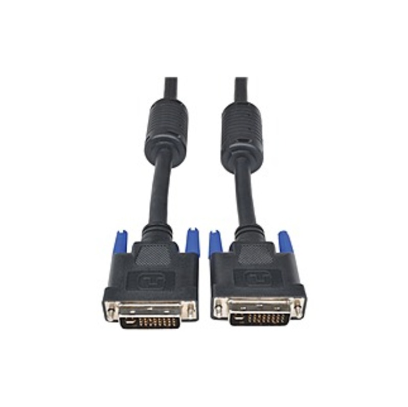 Tripp Lite 15ft DVI Dual Link Digital / Analog Monitor Cable DVI-I M/M 15' - 15 ft DVI A/V Cable for Audio/Video Device, Monitor, Projector - First En