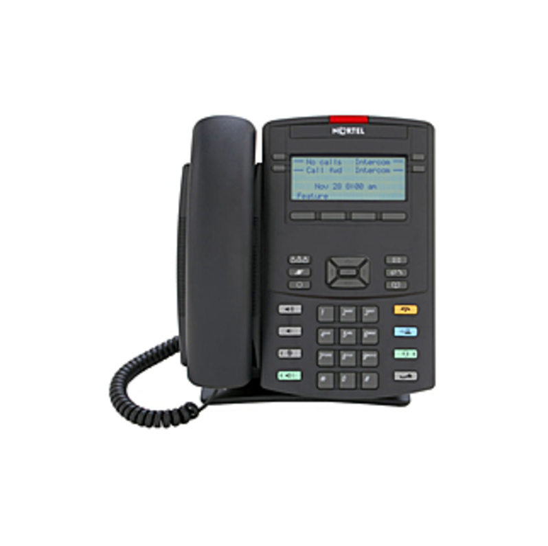 Nortel 1220 IP Phone - Wall Mountable, Desktop - VoIP - Speakerphone - PoE Ports